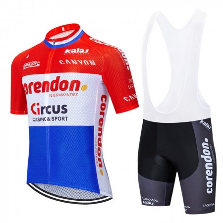 Completo Maglia + Pantaloncino con bretelle 2019 Corendon-Circus N001